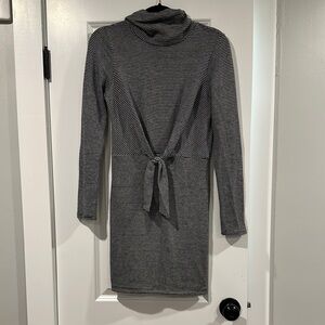 Black and White Striped Dress